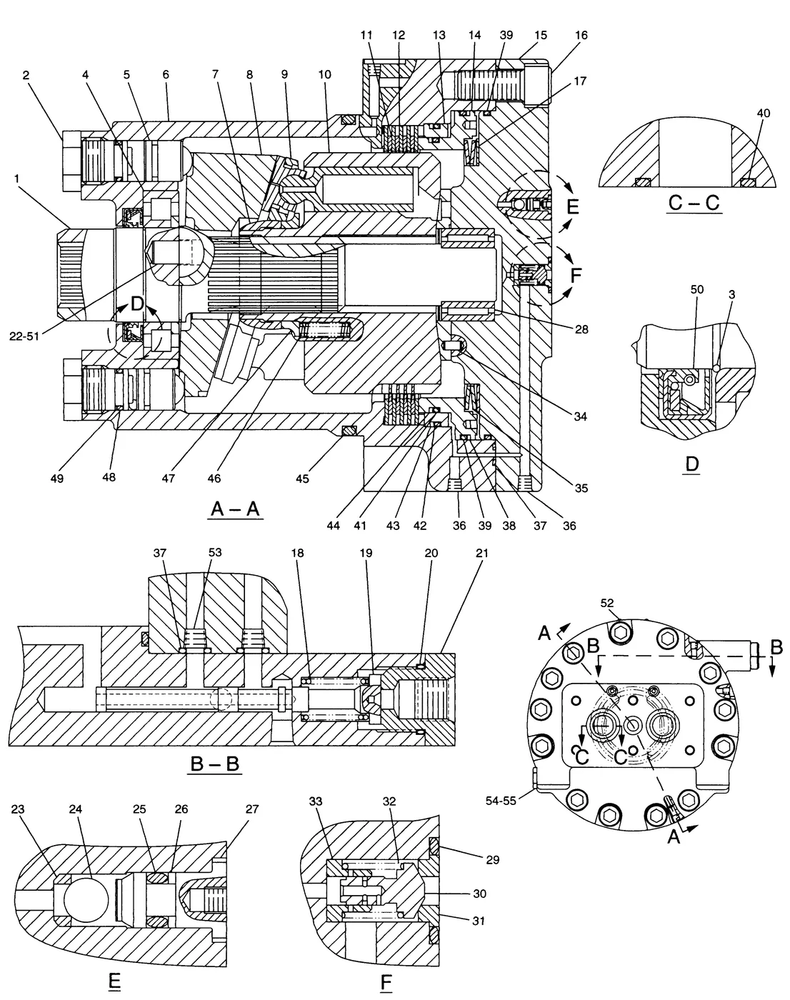325C · HYDRAULIC SYSTEM · 107-7029 CAT parts diagram