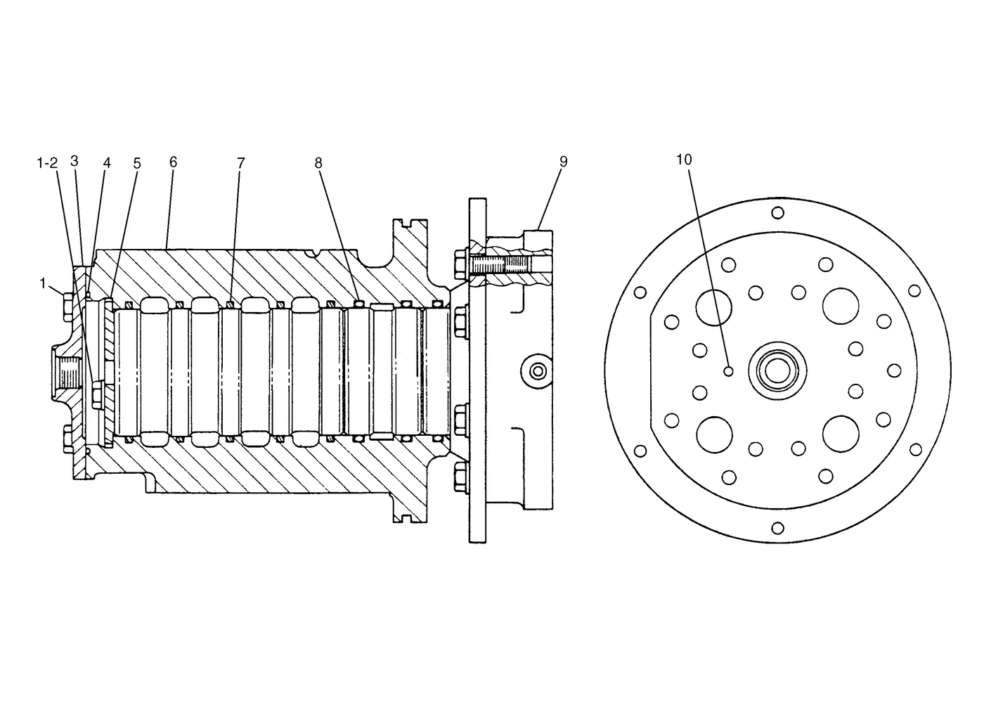 325C · HYDRAULIC SYSTEM · 159-7841 CAT parts diagram