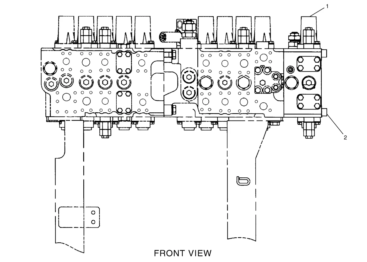 325C · HYDRAULIC SYSTEM · 153-8765 CAT parts diagram