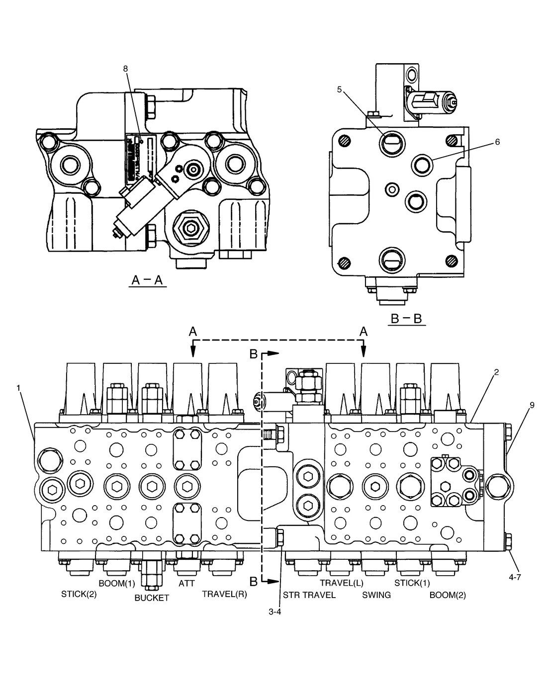 325C · HYDRAULIC SYSTEM · 236-6377 CAT parts diagram