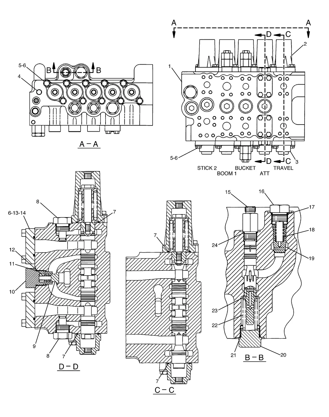 325C · HYDRAULIC SYSTEM · 177-2801 CAT parts diagram