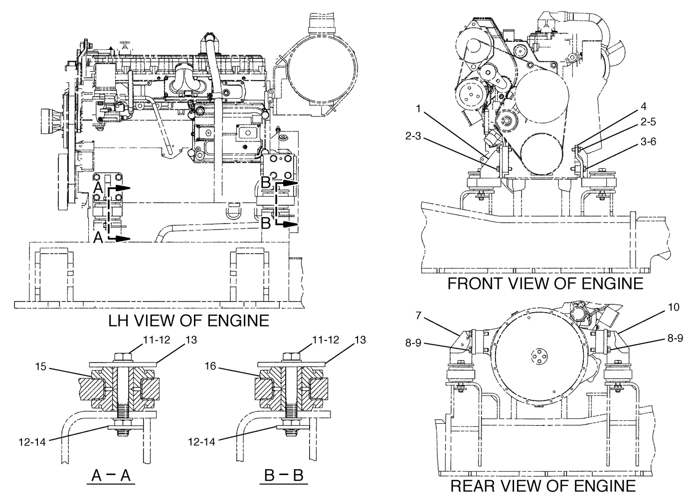 325C · BASIC ENGINE · 183-8208 CAT parts diagram