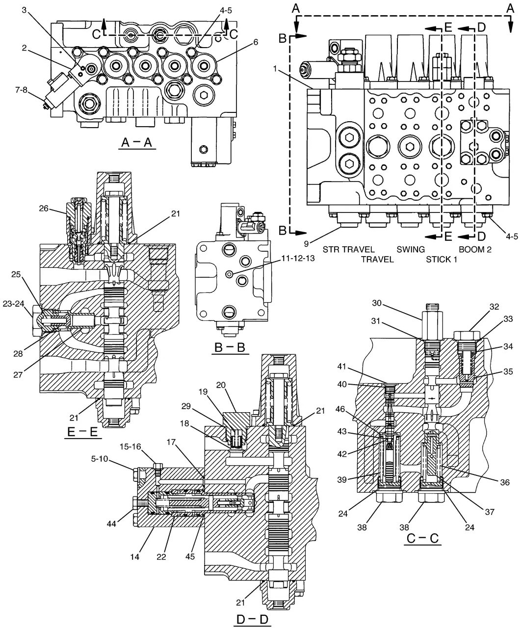 325C · HYDRAULIC SYSTEM · 177-2802 CAT parts diagram