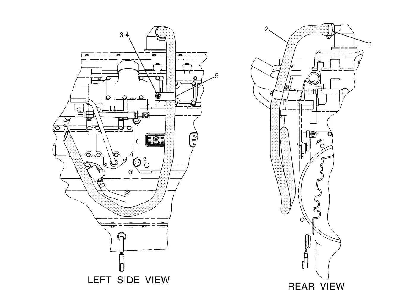 325C · LUBRICATION SYSTEM · 194-1684 CAT parts diagram