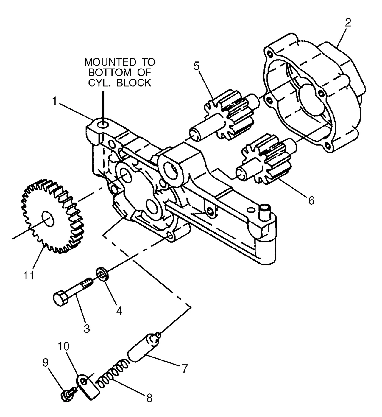 325C · LUBRICATION SYSTEM · 115-4123 CAT parts diagram
