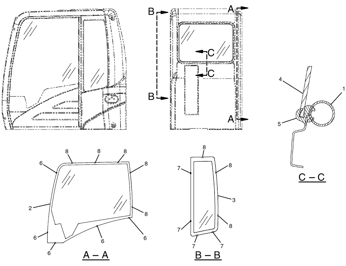 325C · OPERATOR STATION · 185-8279 CAT parts diagram