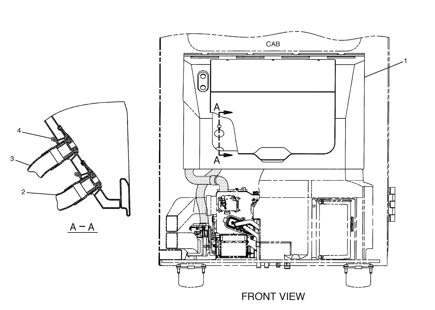 325C · OPERATOR STATION · 196-1421 CAT parts diagram