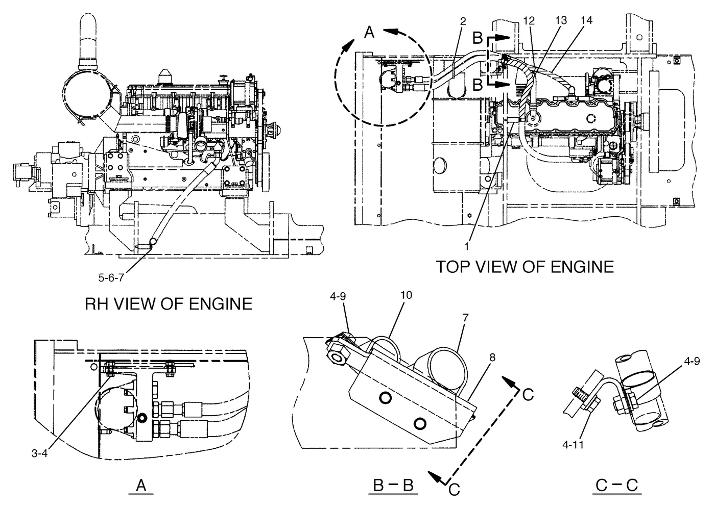 325C · LUBRICATION SYSTEM · 183-8090 CAT parts diagram
