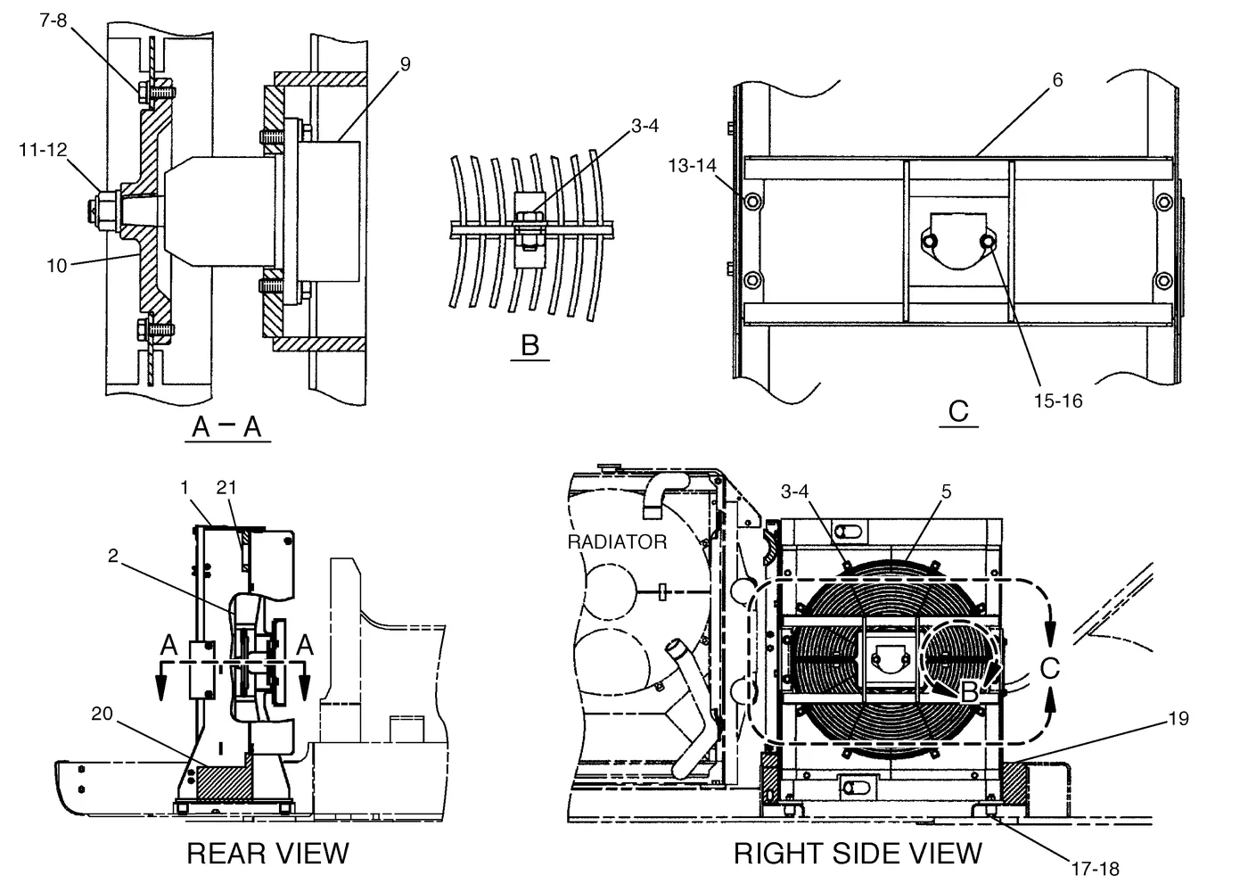 325C · COOLING SYSTEM · 183-8089 CAT parts diagram
