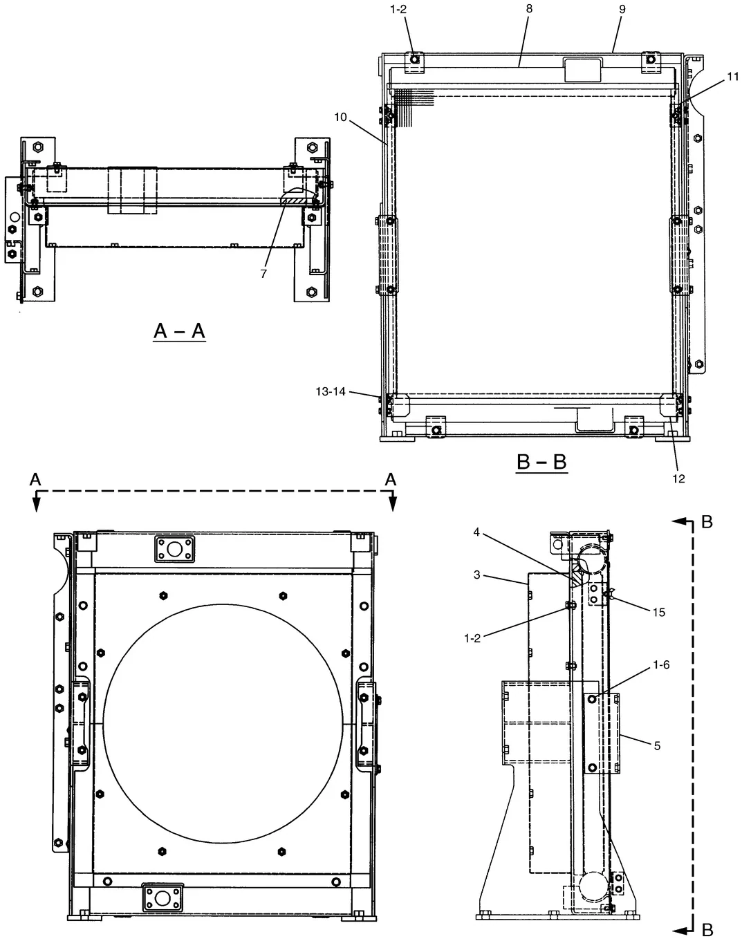 325C · COOLING SYSTEM · 204-0936 CAT parts diagram
