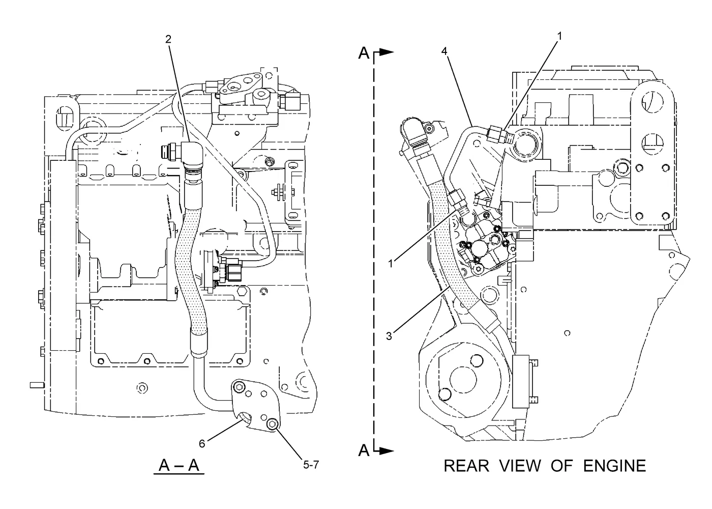 325D · FUEL SYSTEM · 191-0461 CAT parts diagram