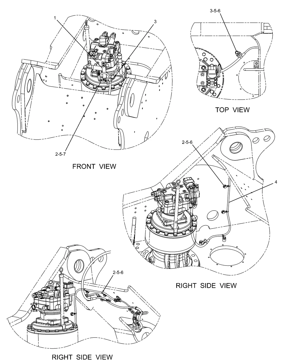 325D · ELECTRICAL AND STARTING SYSTEM · 259-4965 CAT parts diagram