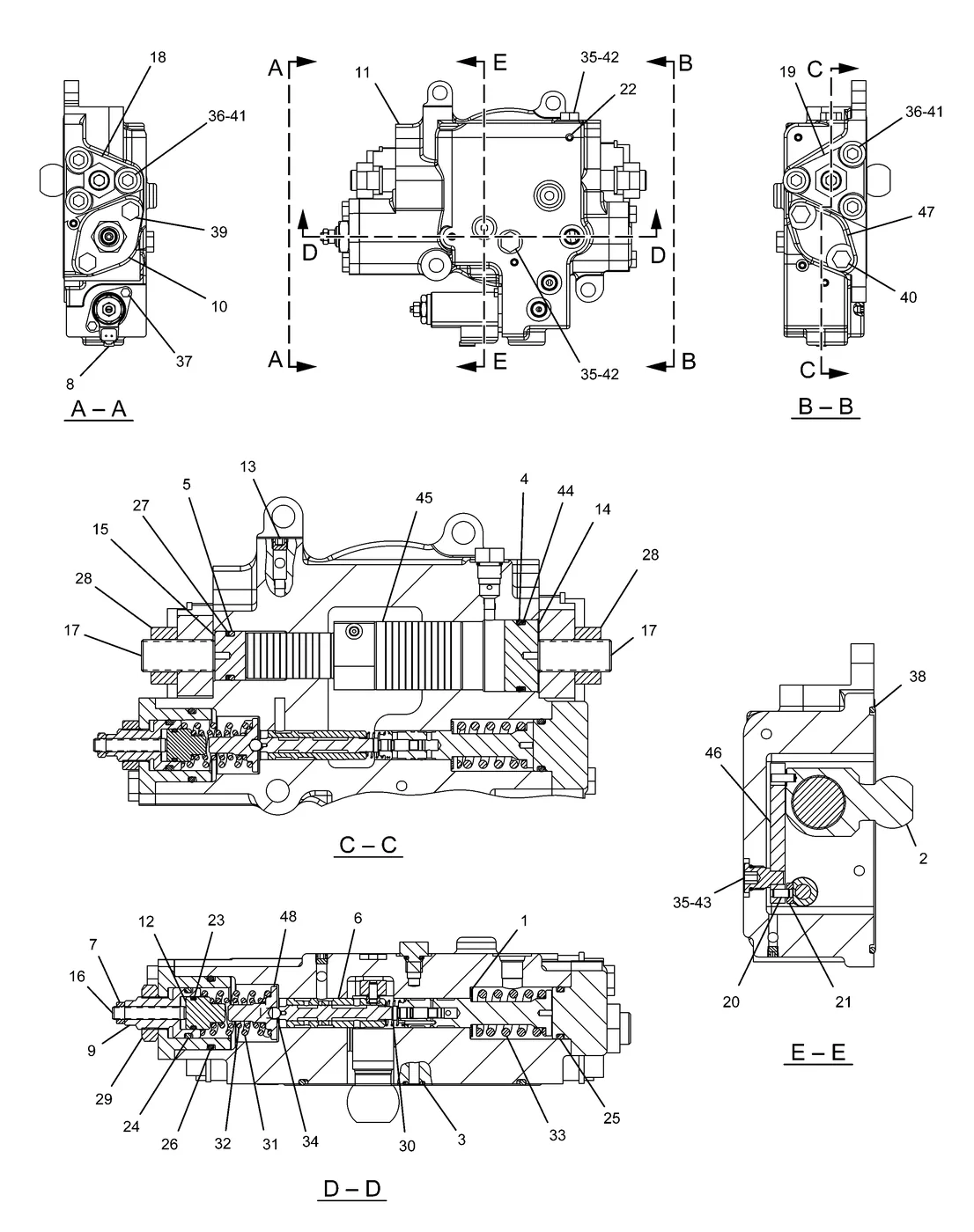 325D · HYDRAULIC SYSTEM · 256-0074 CAT parts diagram