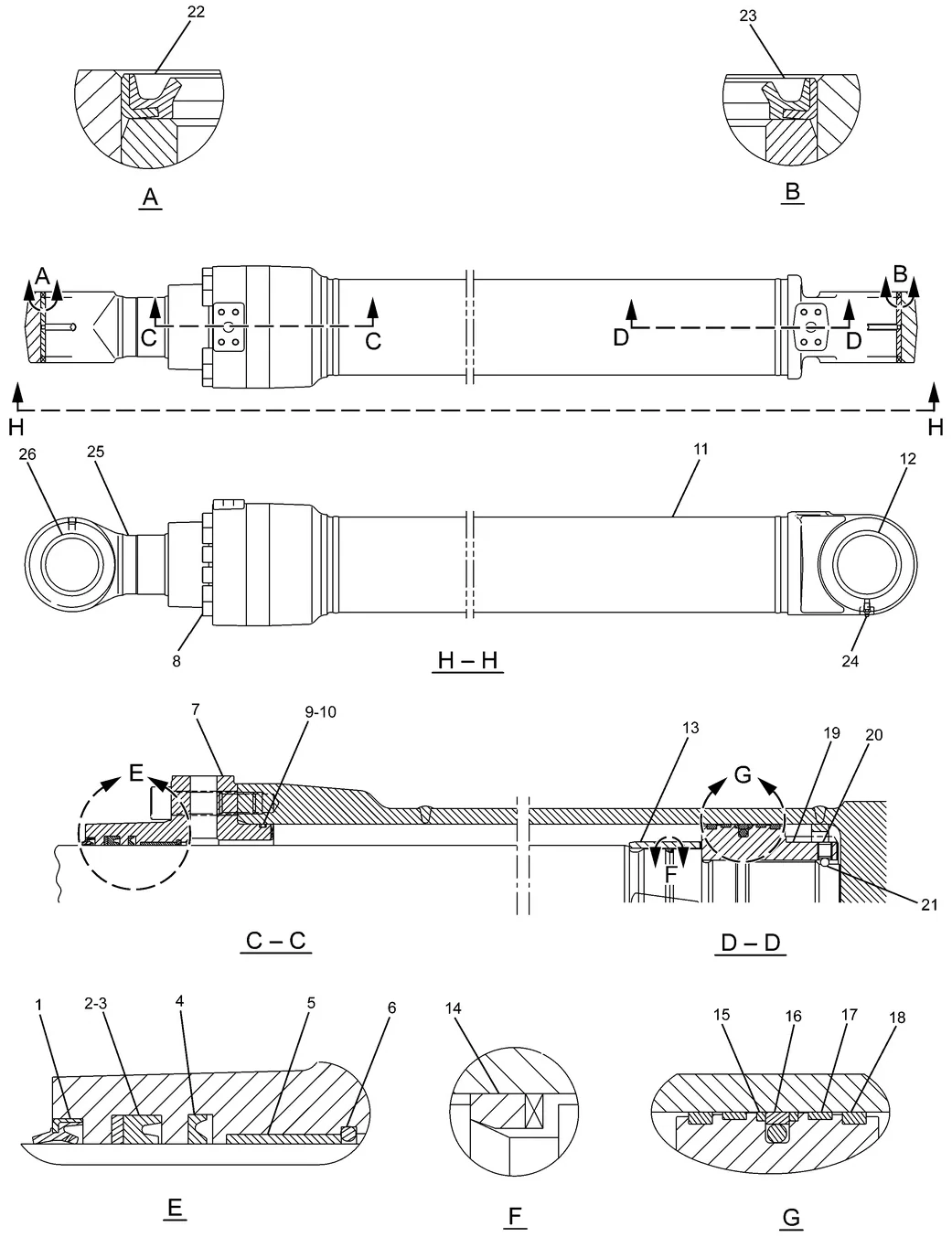 325D · HYDRAULIC SYSTEM · 225-4584 CAT parts diagram