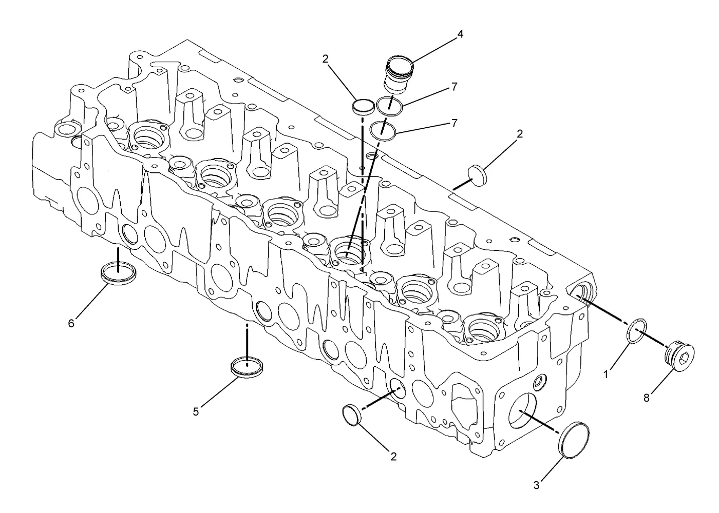 325D · BASIC ENGINE · 219-5844 CAT parts diagram