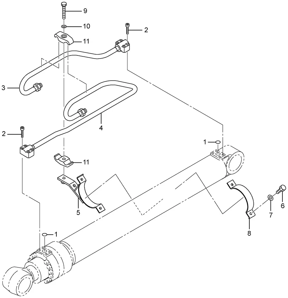 325D · HYDRAULIC SYSTEM · 225-4585 CAT parts diagram