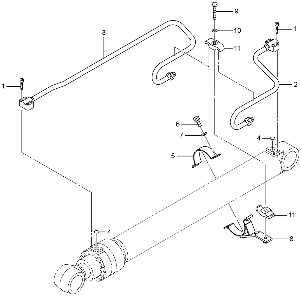 325D · HYDRAULIC SYSTEM · 225-4586 CAT parts diagram