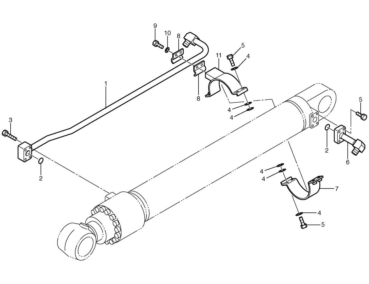 325D · HYDRAULIC SYSTEM · 127-6797 CAT parts diagram
