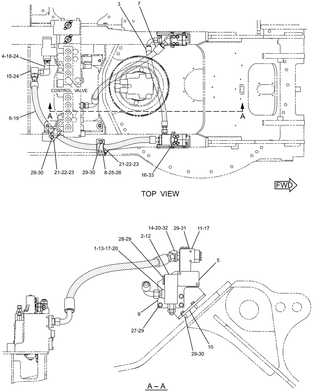 325D · HYDRAULIC SYSTEM · 255-1758 CAT parts diagram