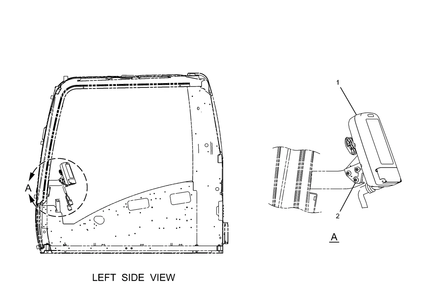 325D · OPERATOR STATION · 221-8813 CAT parts diagram