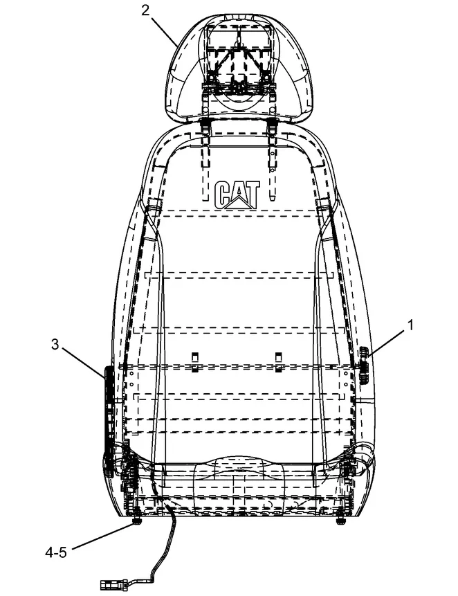 325D · OPERATOR STATION · 245-7885 CAT parts diagram