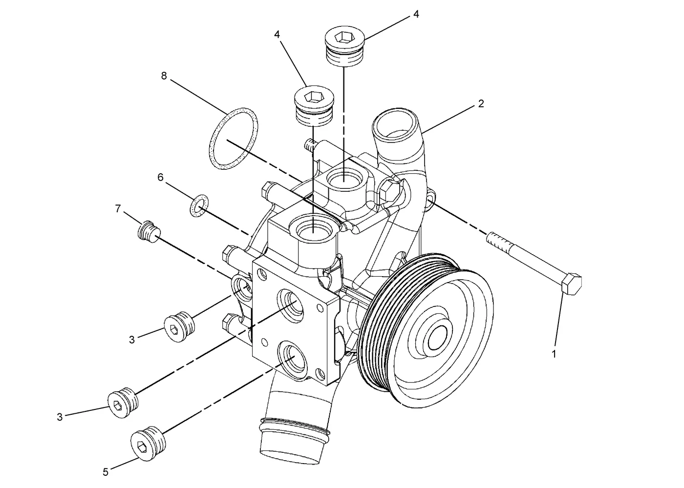 325D · COOLING SYSTEM · 177-9823 CAT parts diagram