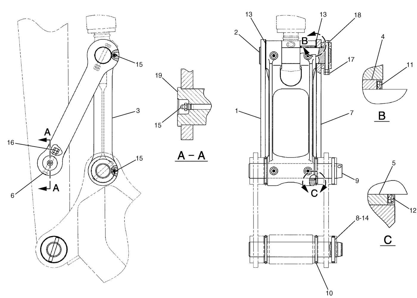 325D · IMPLEMENTS · 248-7837 CAT parts diagram