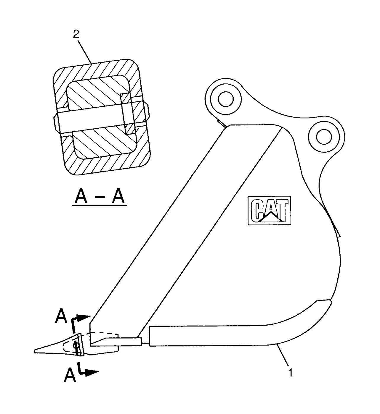 325D · IMPLEMENTS · 239-2703 CAT parts diagram