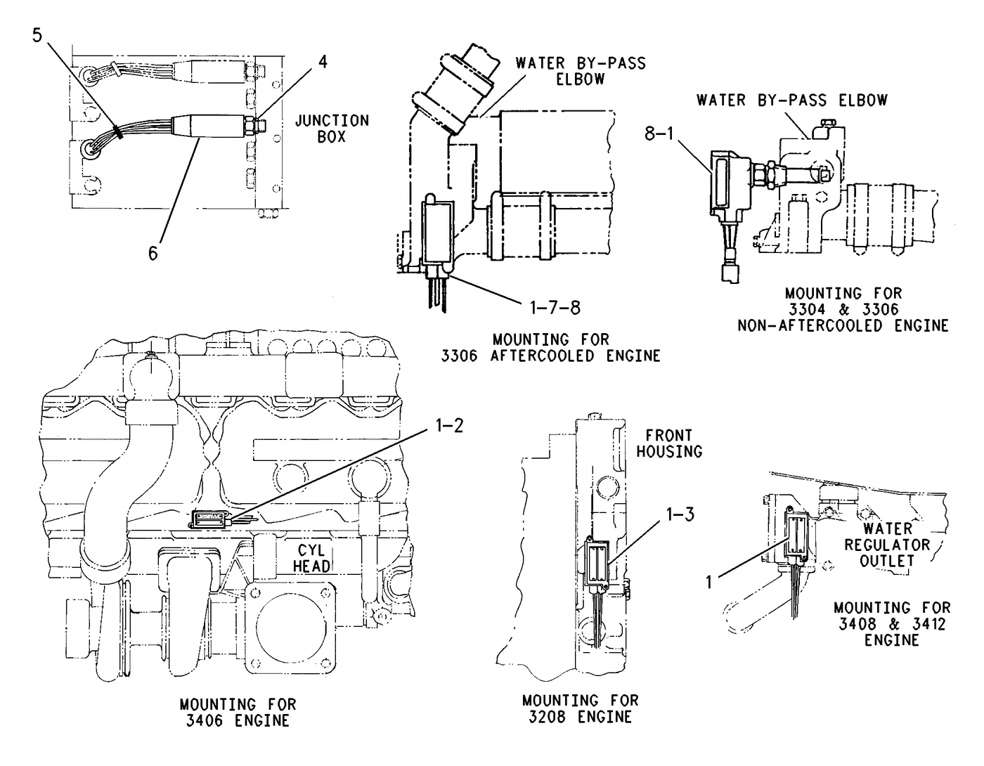 3306 · ELECTRICAL AND STARTING SYSTEM · 162-0782 CAT parts diagram