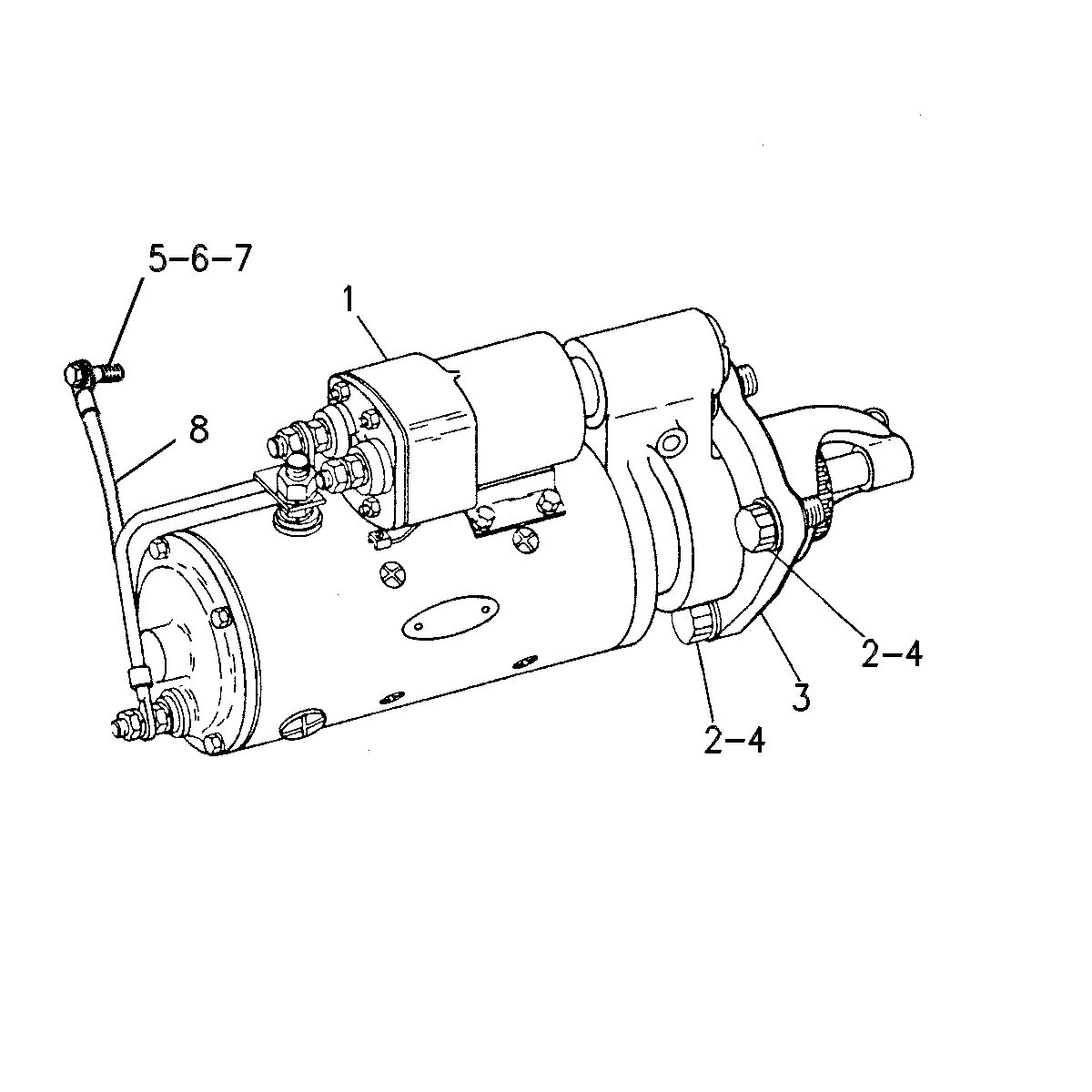 3306 · ELECTRICAL AND STARTING SYSTEM · 207-1554 CAT parts diagram