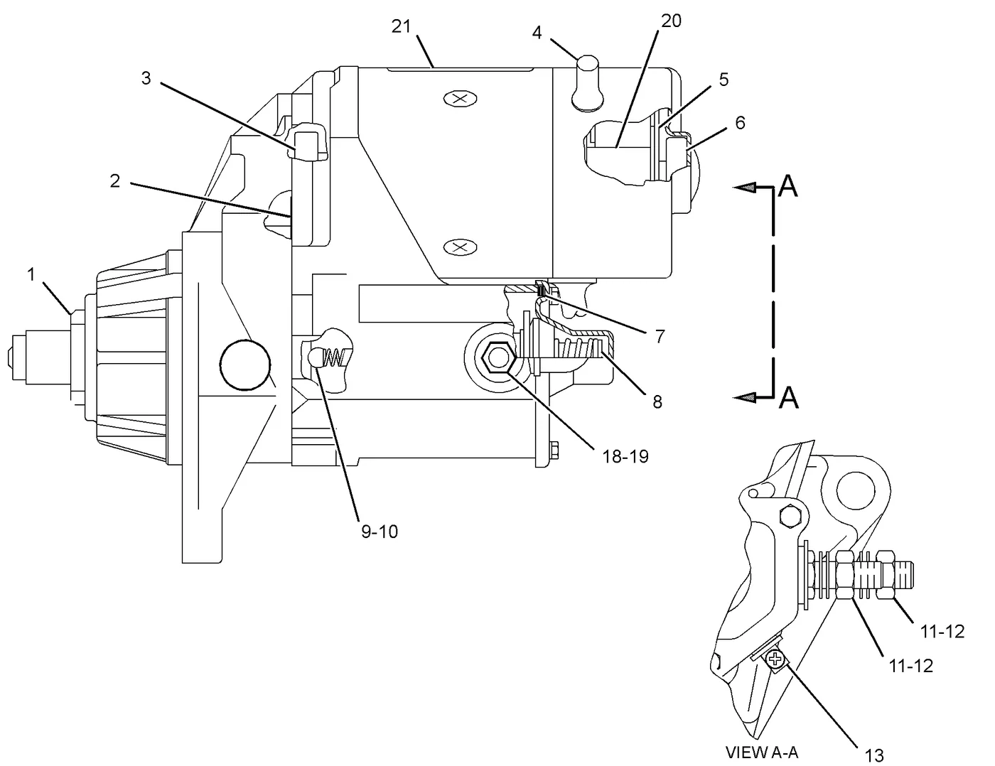 3306 · ELECTRICAL AND STARTING SYSTEM · 143-0540 CAT parts diagram