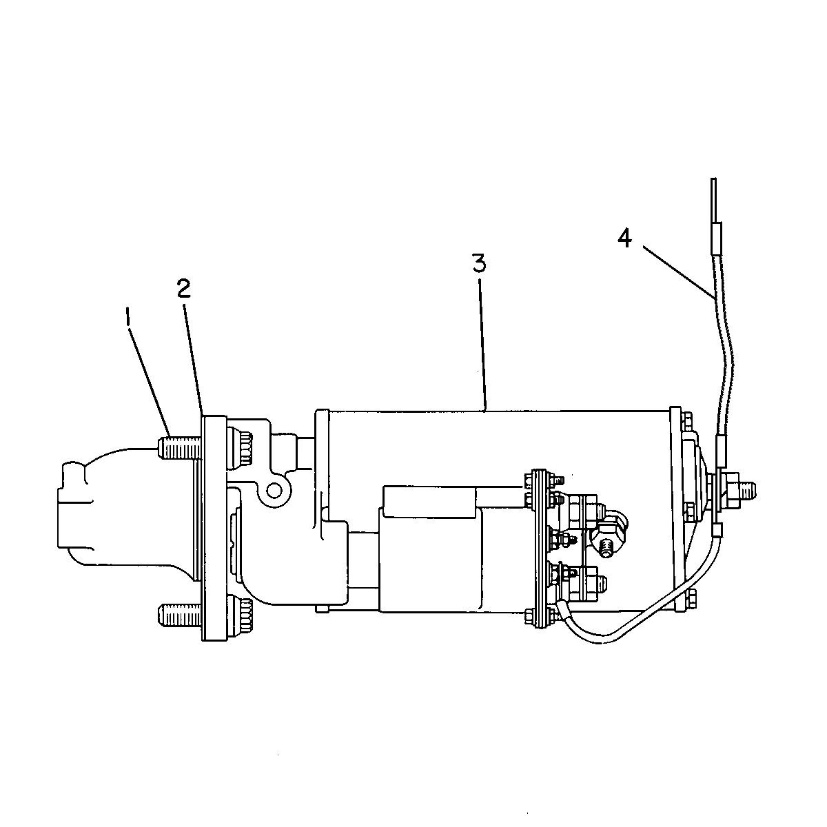 8C-4171 - PLATE-IDENTIFICATION (STARTING MOTOR)