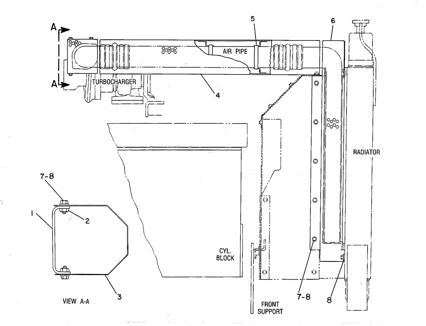 3306 · ELECTRICAL AND STARTING SYSTEM · 107-8204 CAT parts diagram