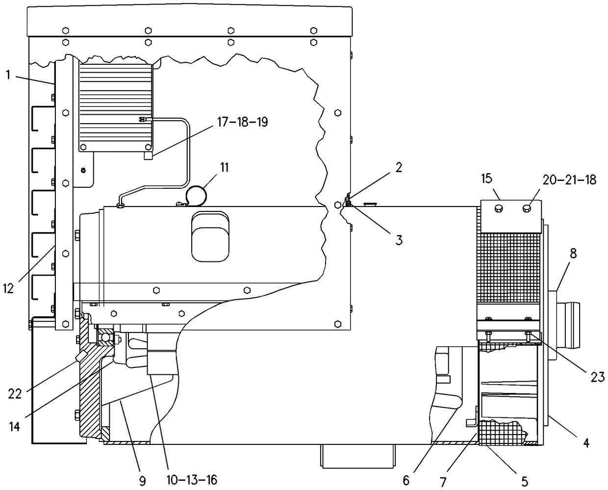 3306 · GENERATORS · 033-2075 CAT parts diagram