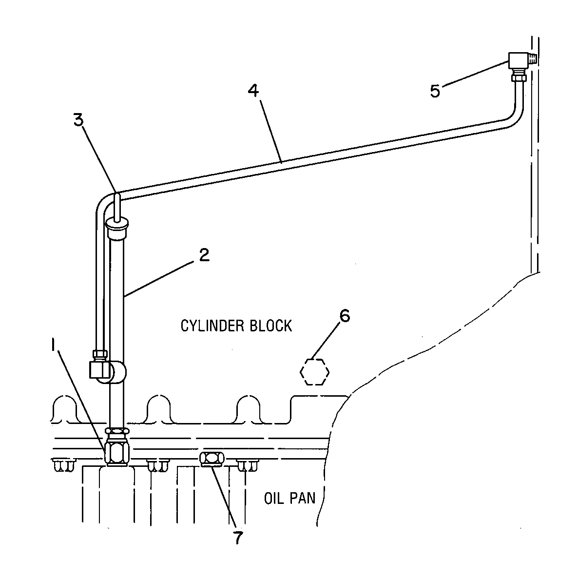 3306 · LUBRICATION SYSTEM · 154-3891 CAT parts diagram