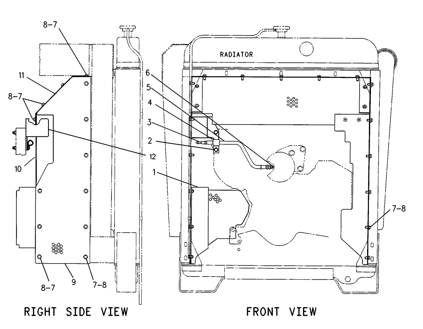 3306 · COOLING SYSTEM · 124-0174 CAT parts diagram