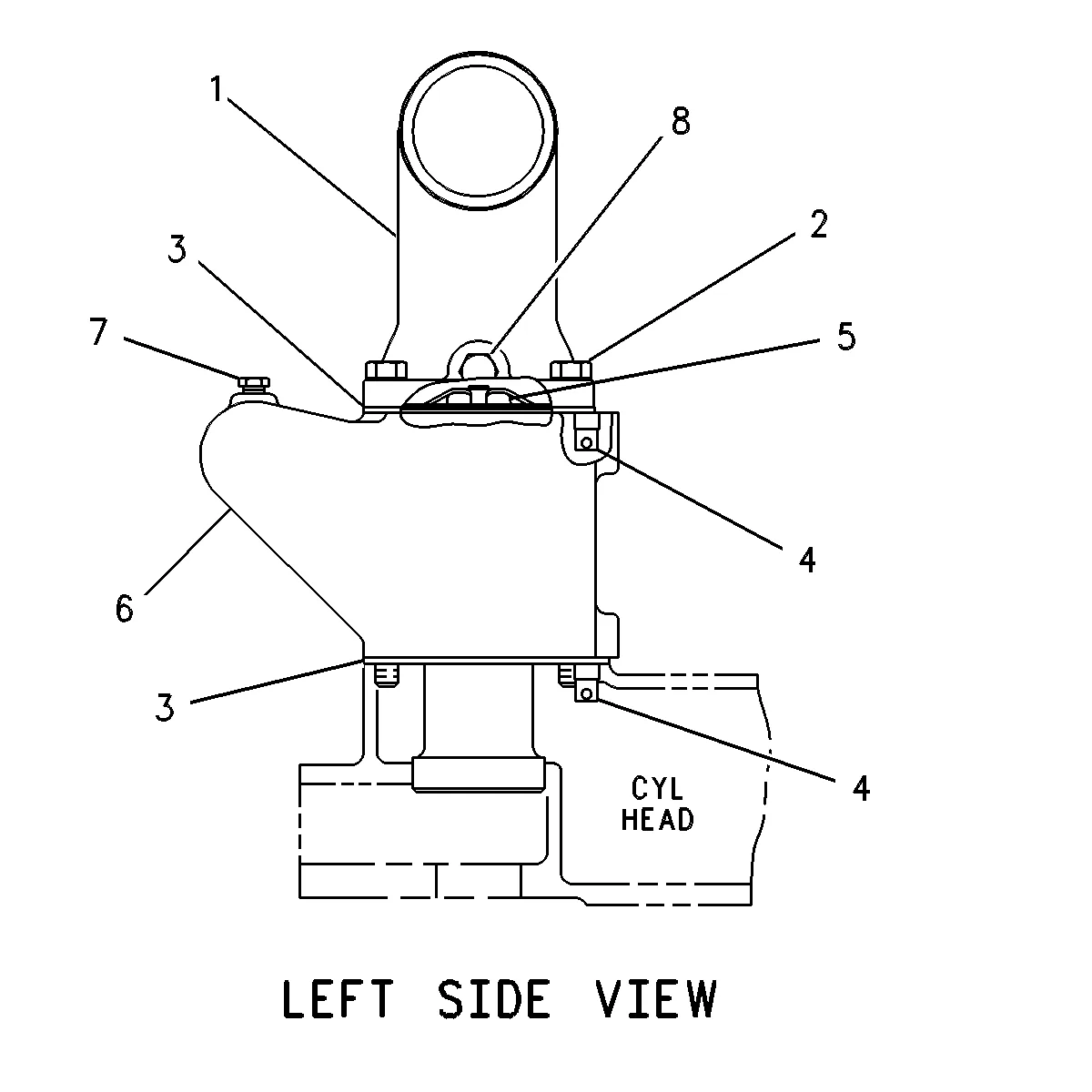 3306 · COOLING SYSTEM · 132-2076 CAT parts diagram