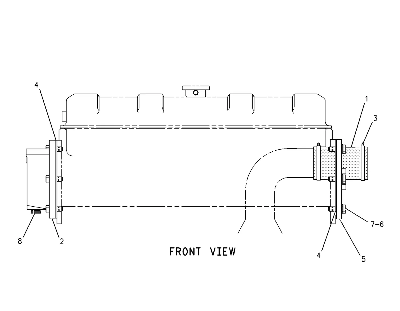 3306 · COOLING SYSTEM · 118-1337 CAT parts diagram