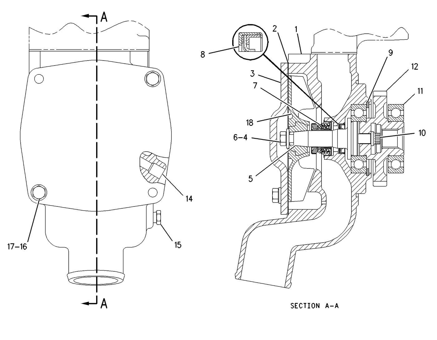 3306 8N5928 parts diagram