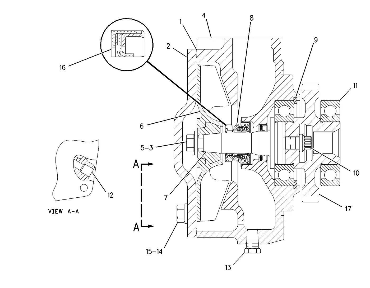 3306 · COOLING SYSTEM · 155-0072