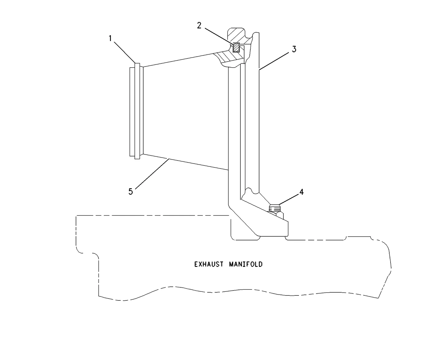 3306 · AIR INLET AND EXHAUST SYSTEM · 112-4033 CAT parts diagram