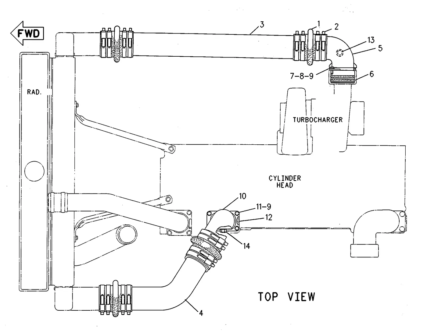3306 · AIR INLET AND EXHAUST SYSTEM · 183-8575 CAT parts diagram