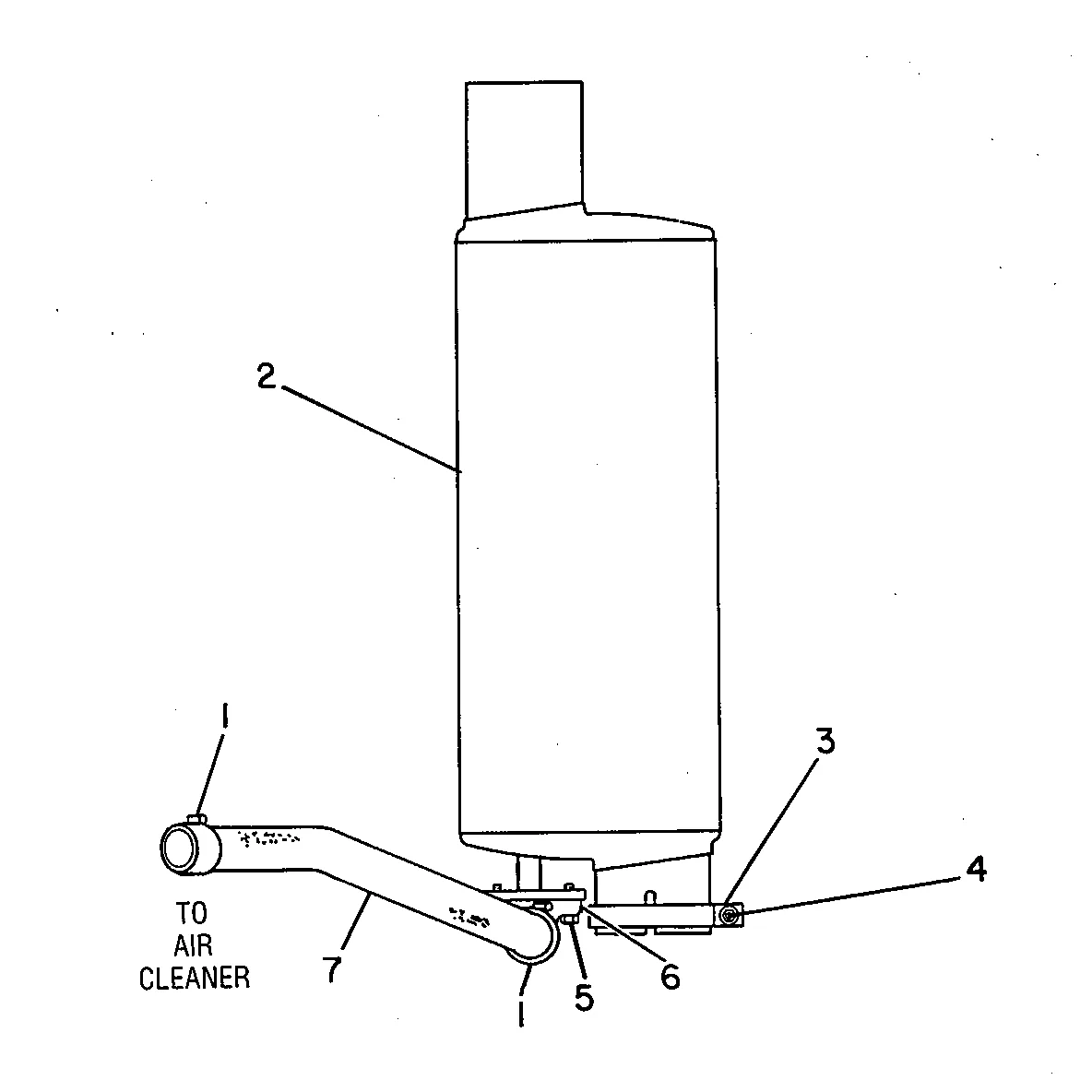 3306 · AIR INLET AND EXHAUST SYSTEM · 030-7951 CAT parts diagram