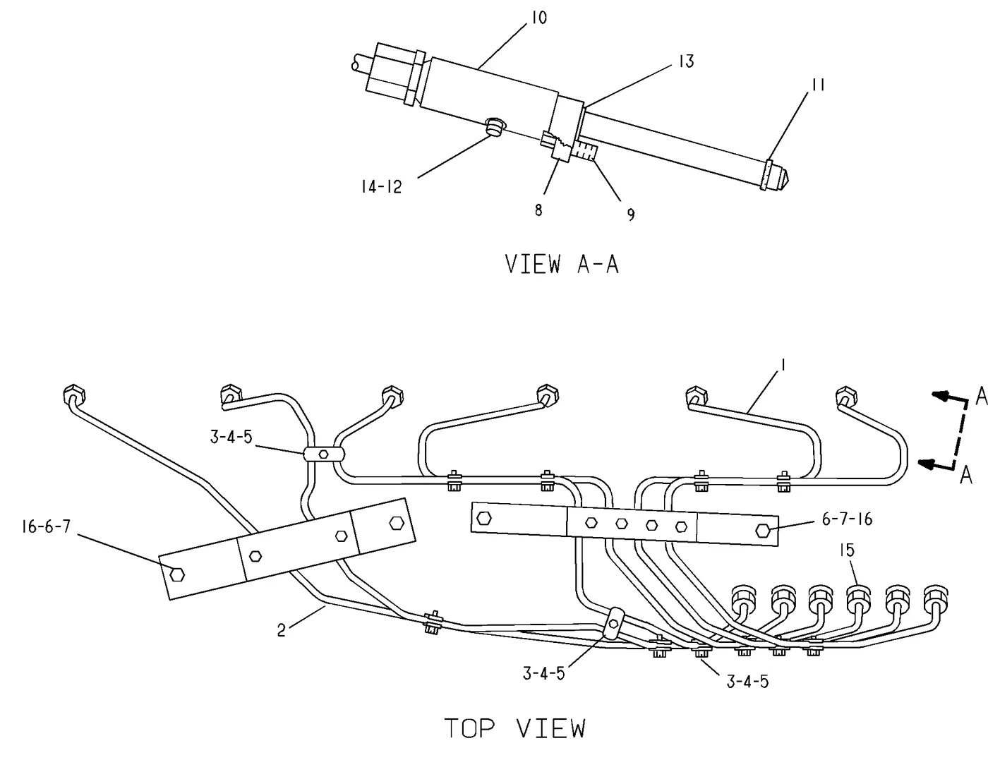 3306 · FUEL SYSTEM · 108-2865 CAT parts diagram