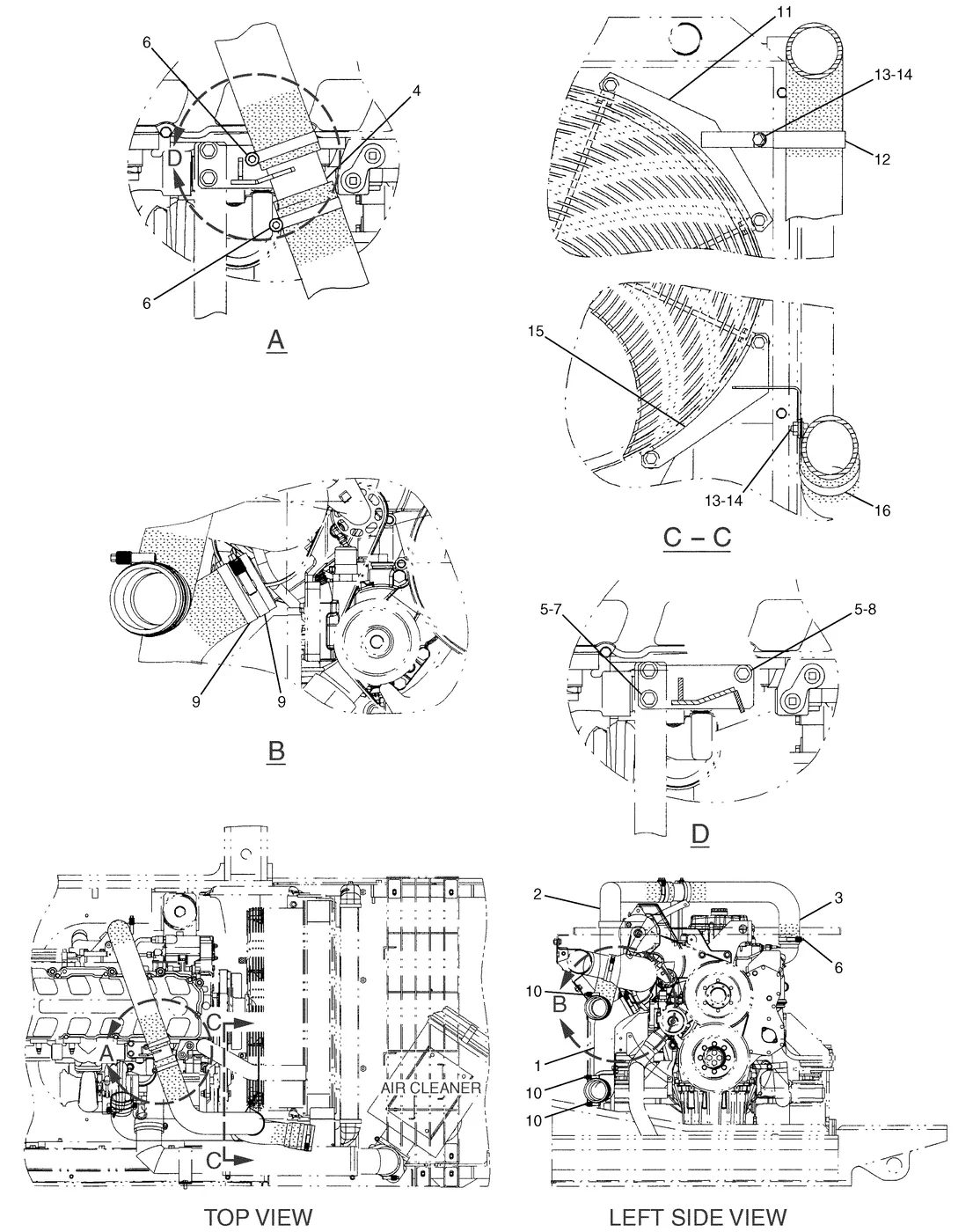 330C · COOLING SYSTEM · 193-2720 CAT parts diagram