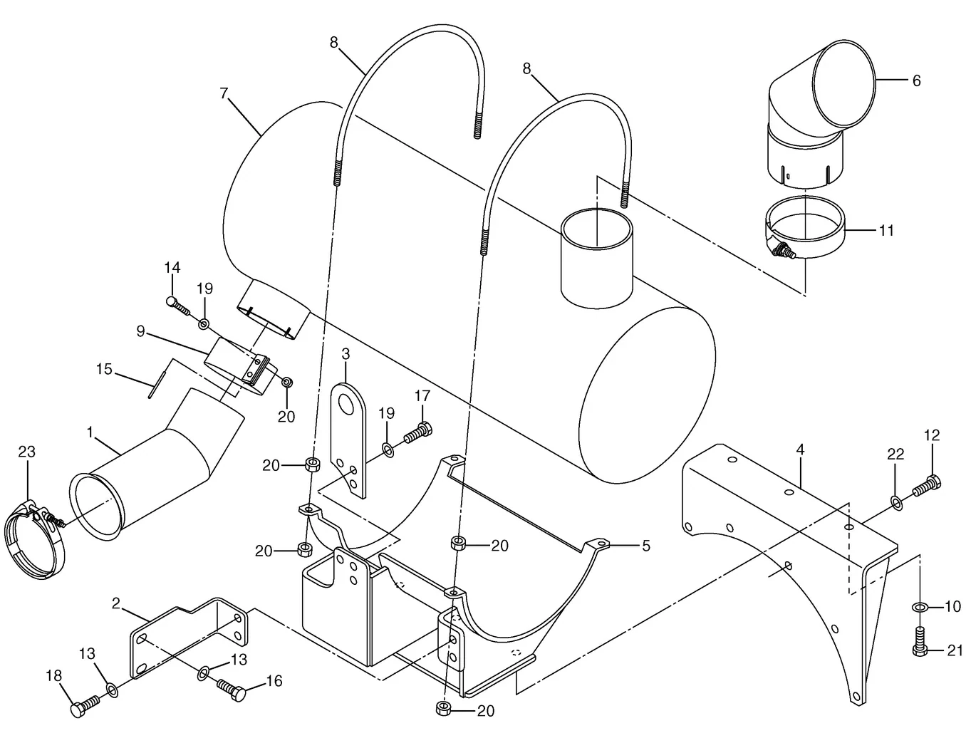 330C · AIR INLET AND EXHAUST SYSTEM · 193-2706 CAT parts diagram