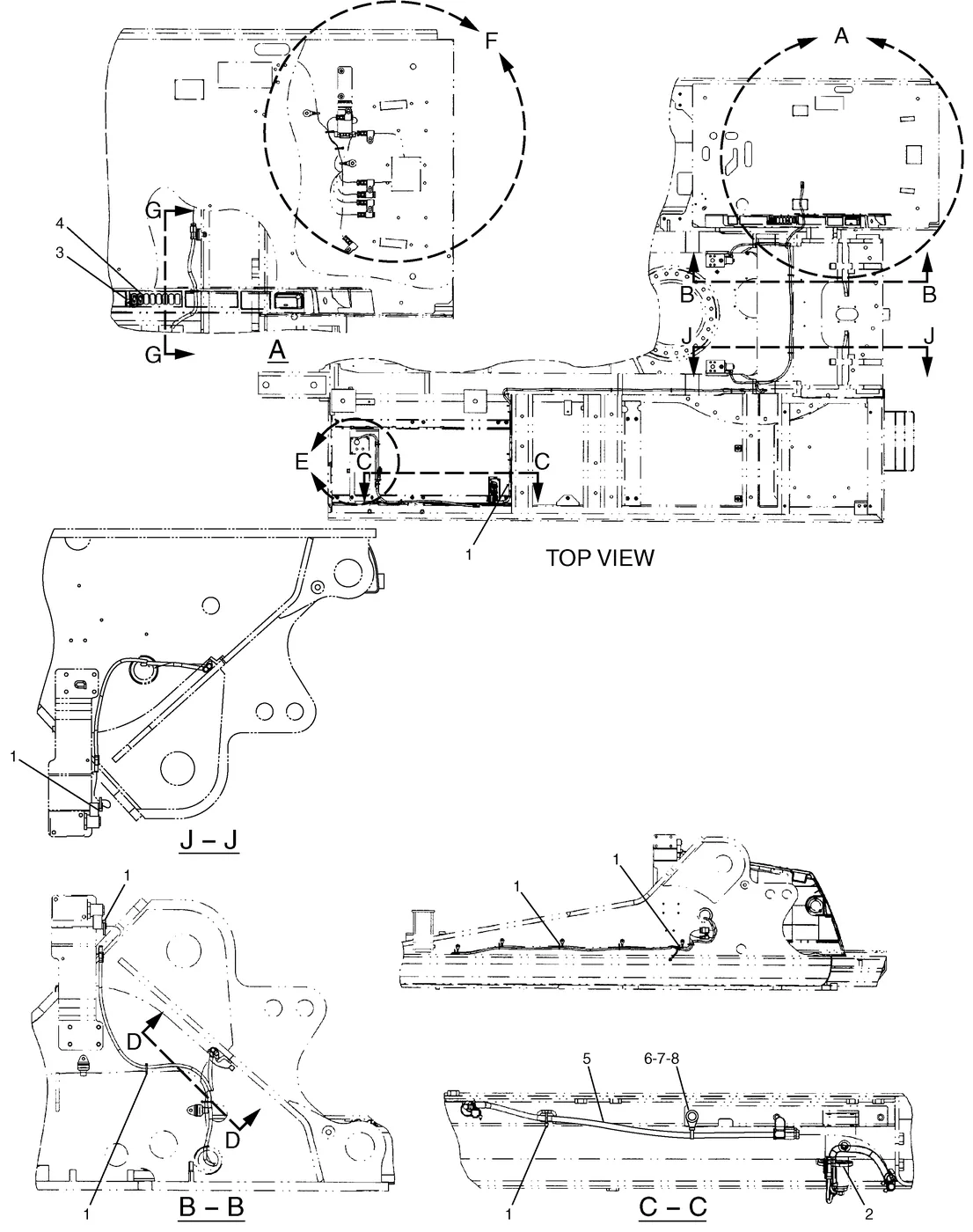 330C · ELECTRICAL AND STARTING SYSTEM · 193-3396 CAT parts diagram