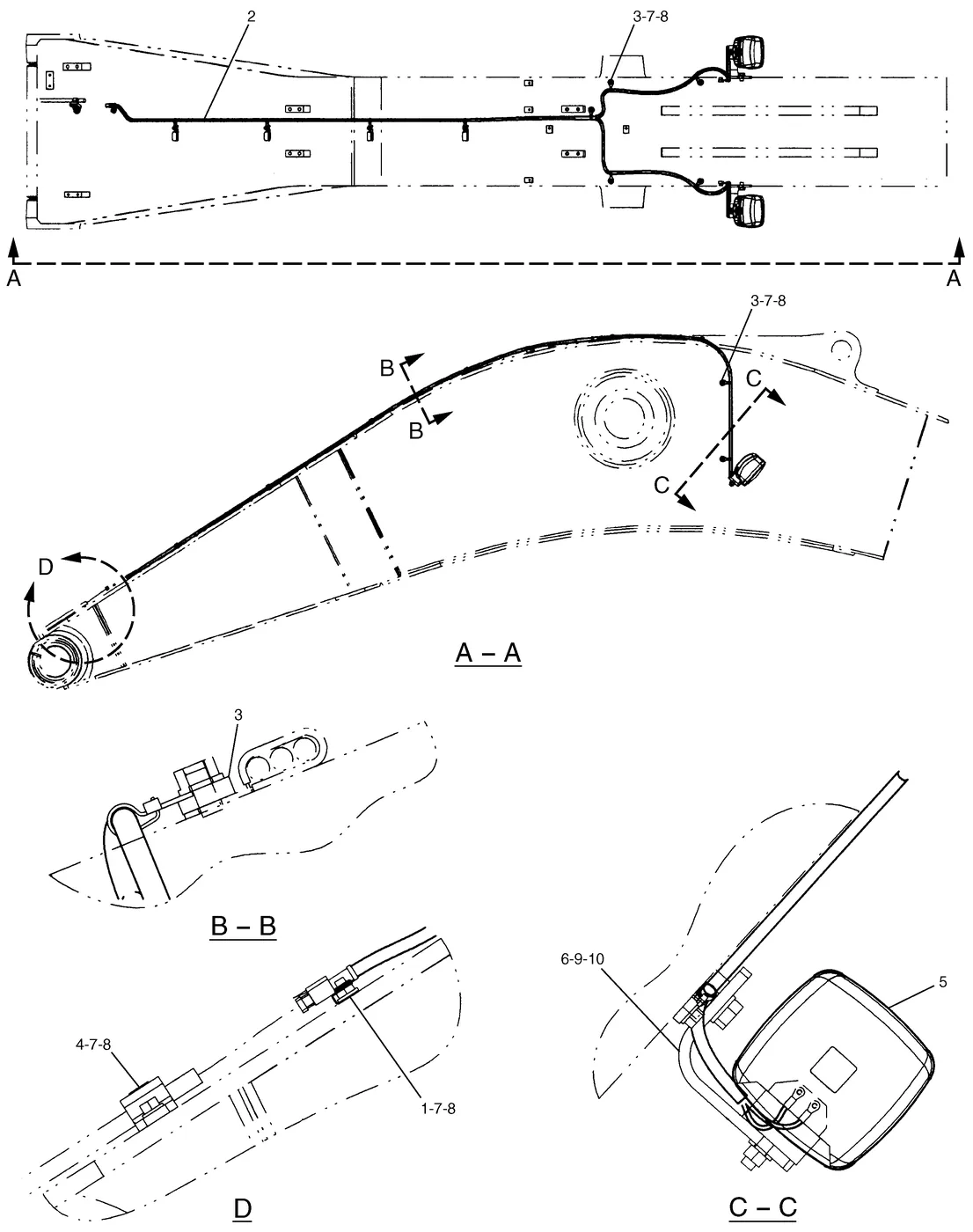 330C · ELECTRICAL AND STARTING SYSTEM · 193-3385 CAT parts diagram