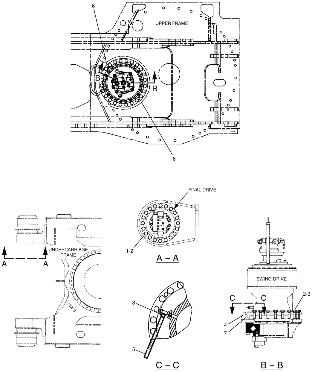 330C · FRAME AND BODY · 191-2577 CAT parts diagram