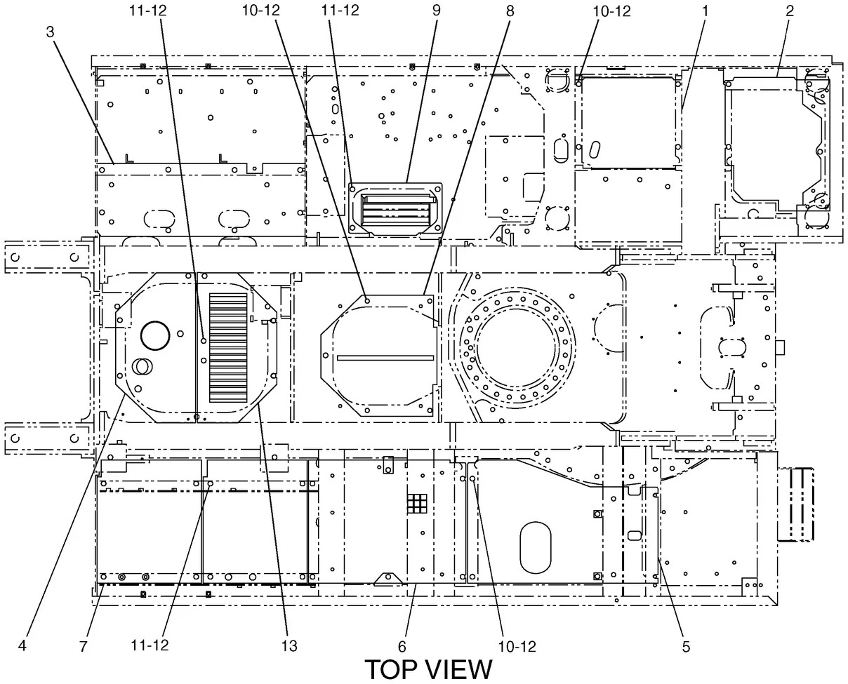 330C · FRAME AND BODY · 190-7168 CAT parts diagram